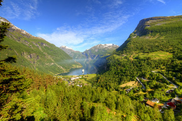 Northern Norwegian fjords.