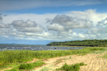 Baltic Sea in summer.