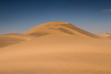 Fototapeta na wymiar Huge sand dunes near Swakopmund