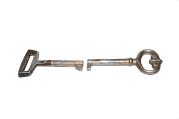 keys isolated on white background