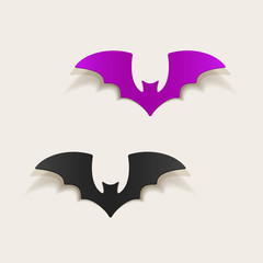 realistic design element: bat