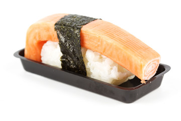 Imitation crab sushi