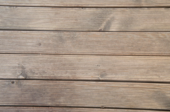 Wooden deck