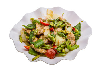 Pork with vegetables