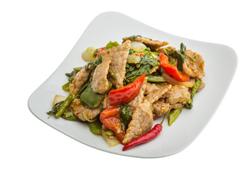 Pork with vegetables