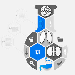 Set of medical icons