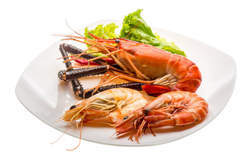 Giant Freshwater Prawn and king prawns