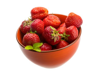 Strawberry in the bowl