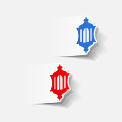 realistic design element: lantern