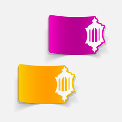 realistic design element: lantern