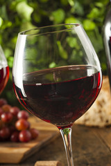 Refreshing Red Wine In a Glass