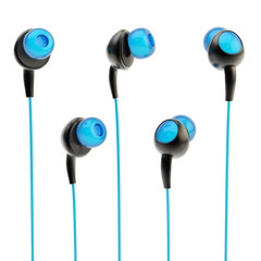 In-ear headphones isolated