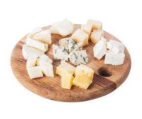 Various types of cheese