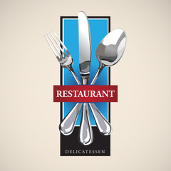 Menu Restaurant Catering Seafood Logo