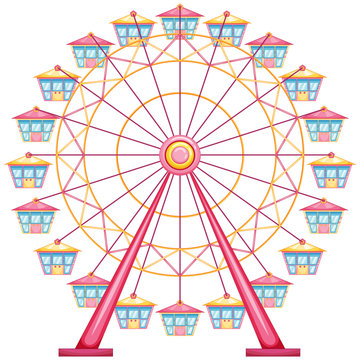 A ferris wheel ride