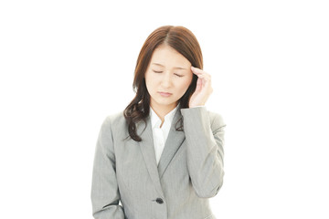 頭痛に悩むＯＬ