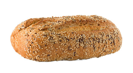 bread isolated on white background