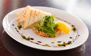 salmon tartare