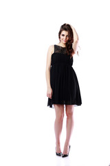 Beautiful woman isolated