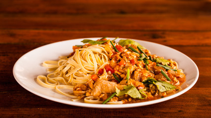 pasta with meat