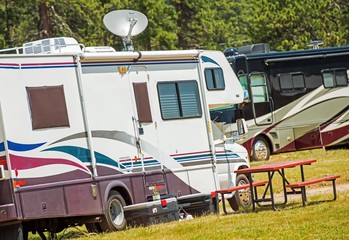 RV Motorhomes Camping