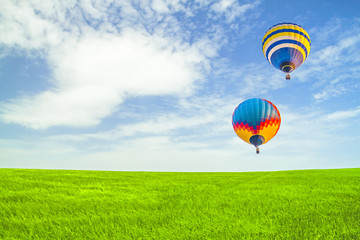Obraz premium Flight of balloons