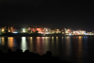 Night coast  of Pomorie