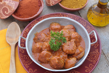 boulettes de boeuf tikka masala