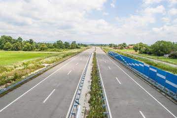 Fototapeta premium Highway - bird's eye view