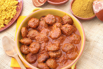 boulettes de boeuf sauce tikka masala