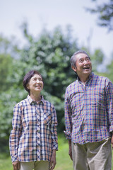 Obraz premium 笑顔の夫婦