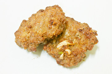 fried pork with garlic pepper