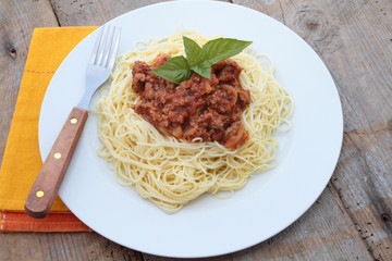 spaghetti bolognaise