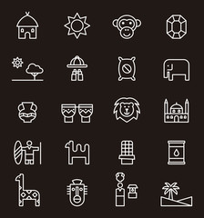 Africa icons