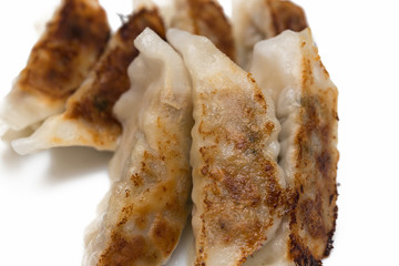 焼き餃子 jaozi dumpling 白背景