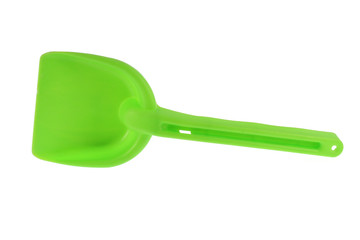 Colorful beach toys for children sandboxes isolated on white