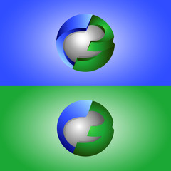 3d symbol creative design