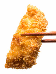 カツ丼 pork cutlet 白背景