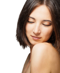 Fototapeta premium Beautiful brunette woman