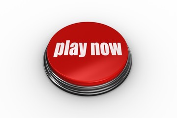 Play now on digitally generated red push button