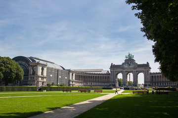 The Triumphal Arch in Cinquantennaire, Brussels