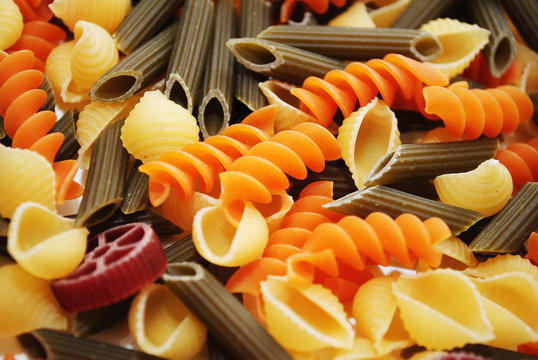 Gourmet Pasta Shapes Made with Organic Vegetables