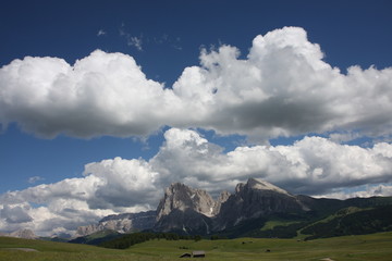 Sasso lungo e sasso piatto Alpe di Siusi trentino