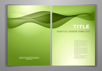 Fototapeta premium Business Front and Back Flyer Template