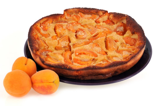 Le g&acirc;teau aux abricots