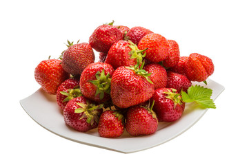 Strawberry in the bowl