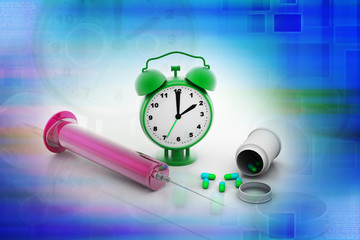 Medical Concept With Clock