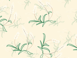 texture with abstract image of lily of the valley