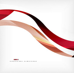 Business wave corporate background
