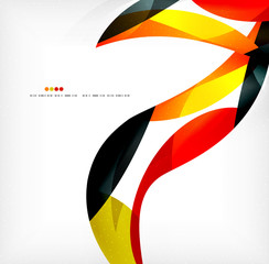 Business wave corporate background